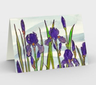 Japanese Iris Card preview