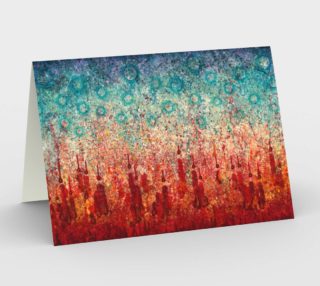 Elemental Meeting Fire & Ice I - Blank Greeting Cards preview