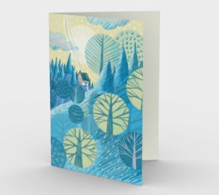 Carte Le bleu paysage preview