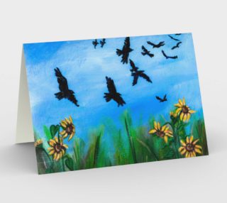 Crows and Crochet Card preview