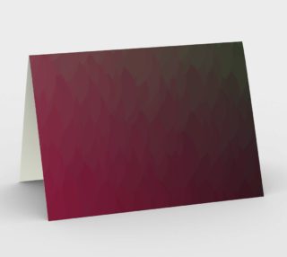 Red Green Ombre Flame Stationery Card preview