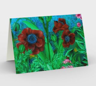 Garden Poppies Card preview