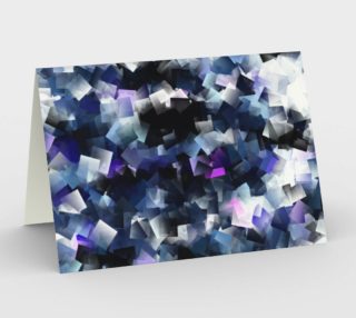 Aperçu de Moody Blue And Purple Cubes 