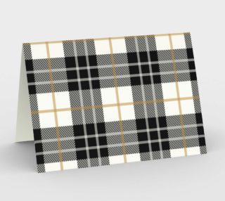 Black White and Gold Plaid preview