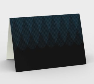 Blue to Black Ombre Signal Stationery Card preview
