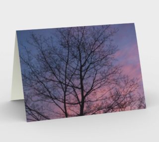 Purple Sunset Card aperçu