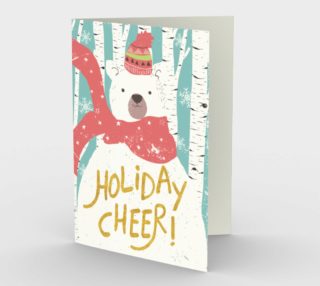 Cute Polar Bear Happy Holidays preview