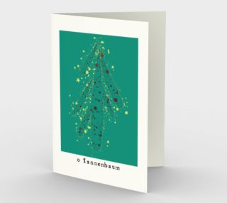 O Tannenbaum Stationery Card preview