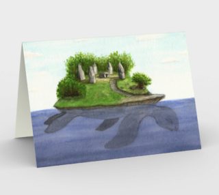 Turtle island Stationery Card preview