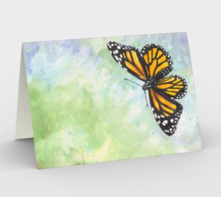 Monarch butterfly Stationery Card preview