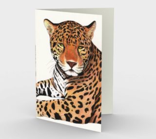Jaguar Stationery Card preview