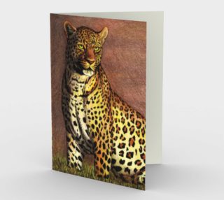 Panther Stationery Card aperçu