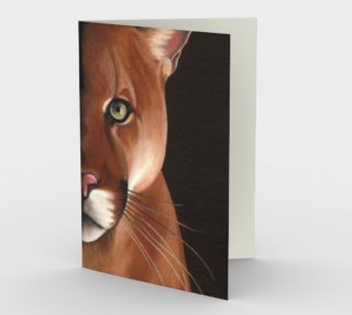 Puma face Stationery Card preview