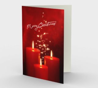Christmas Candles Red Gold Magic preview