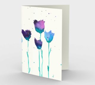 Cartes - Fleues bleues preview