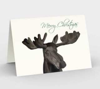 Merry Christmas Moose Card  preview