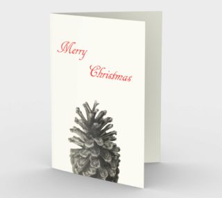 Pinecone Christmas card aperçu
