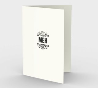 Meh - The Excited Card - Snarky Card Set of 3 aperçu