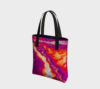 Neon Geode Tote Bag preview