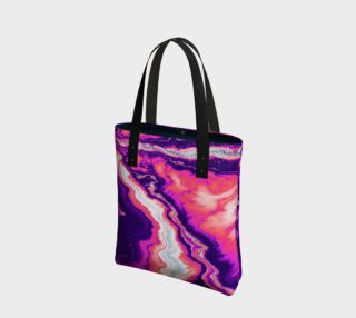 Pink and Purple Geode Tote Bag preview