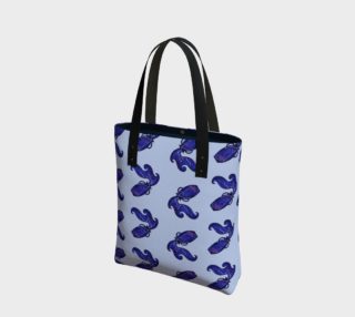 Astrological sign Aquarius constellation pattern Tote Bag preview