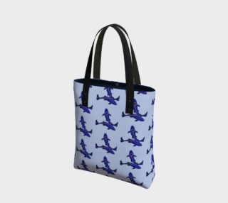 Astrological sign Pisces constellation pattern Tote Bag preview