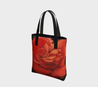 Coral rose flower Tote Bag preview
