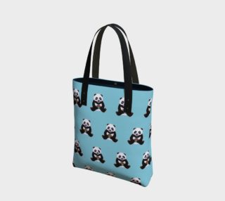 Baby panda's birthday pattern Tote Bag preview