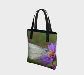 Aperçu de White Cabbage Butterfly Tote Bag