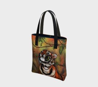 Baby tiger is playing Tote Bag preview