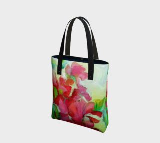 Geraniums in Contour tote preview
