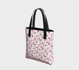 Pink Cherry Blossoms Tote Bag preview