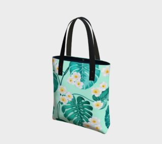 Tropical Palm Leaves and Flowers preview