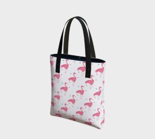 Dotted Flamingos Pink Pattern preview