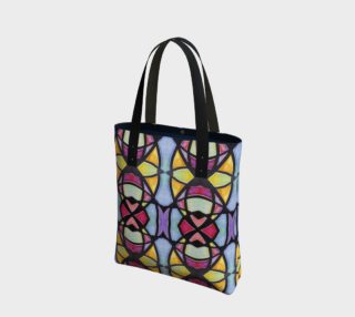 Metro Stained Glass Tote Bag preview