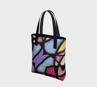 Metro Stained Glass Tote Bag III preview