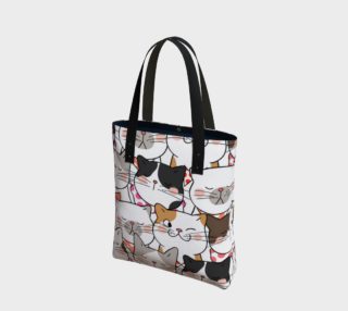 Adorable Cat Tote Bag preview