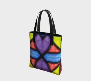 Bold Stained Glass Tote Bag preview