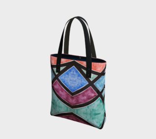 Colorful Stained Glass II Tote Bag preview