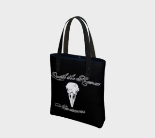 Raven Quote Gothic Art Tote Bag preview