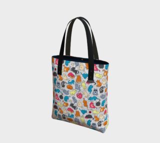 Colorful Funny Cute Kitty Cats Pattern preview