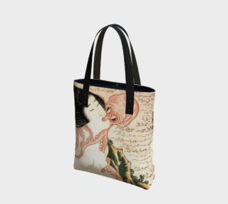 Hokusai Tote Bag "Dream of the Fisherman's Wife" preview