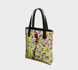 Yellow Line Mosaic Tote Bag preview