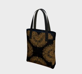 Golden Mandala Pattern Tote Bag preview