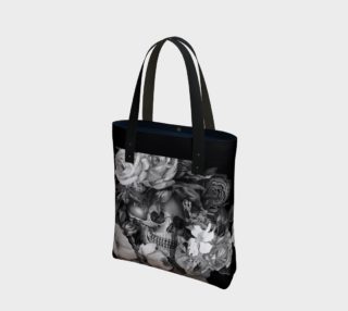Skull Floral Tote Bag preview