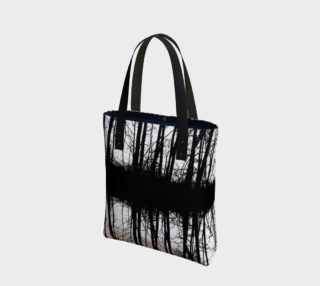 Midnight Forest Reflection Tote Bag preview