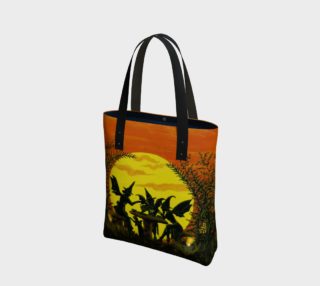 Halloween "Reading the tea leaves" tote preview