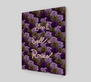 Stop & Smell the Roses Canvas Print - 11"x14" preview