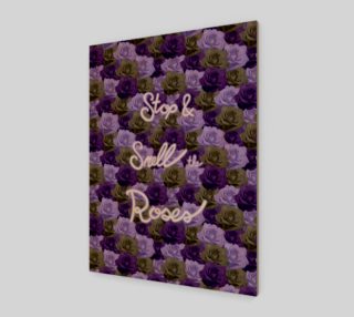 Stop & Smell the Roses Canvas Print - 3:4 preview