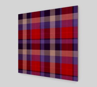 Lilac & Red Checked Plaid preview